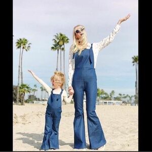 HARLOW JADE Harlow Jade Women’s Mavis Denim Bell Overalls Size Small